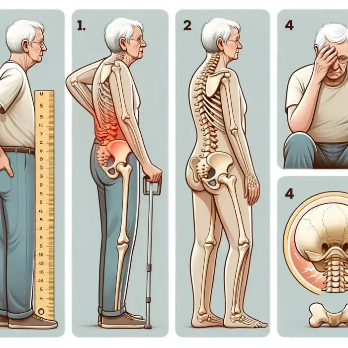 골다공증으로 자세가 구부정해지는 과정