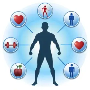 A visual metaphor for managing stress and its effect on blood sugar.