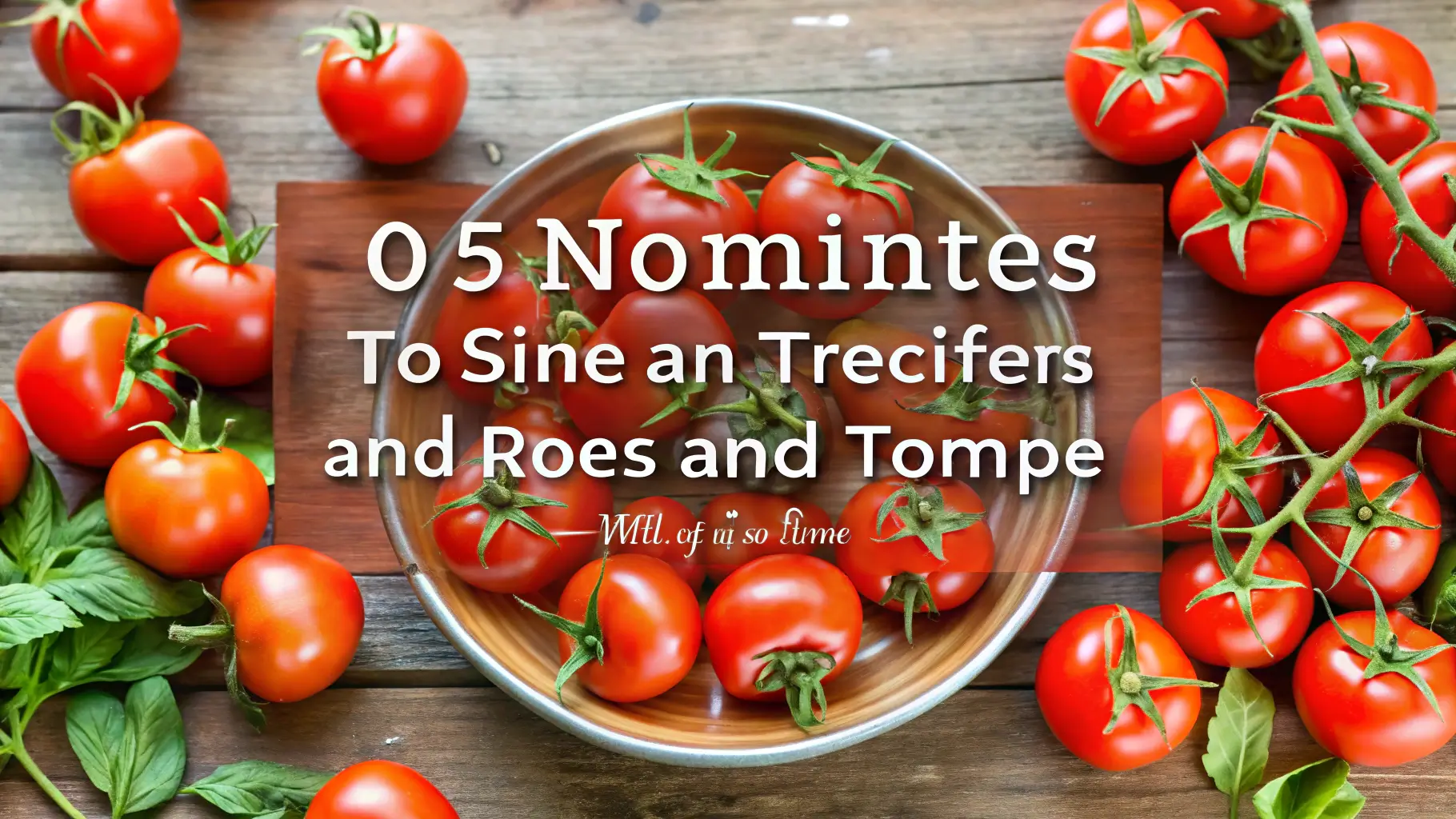 시간 없을 때 5분! 토마토의 놀라운 효능과 초간단 레시피 완벽 가이드 🍅 12 시간 없을 때 5분! 토마토의 놀라운 효능과 초간단 레시피 완벽 가이드 🍅