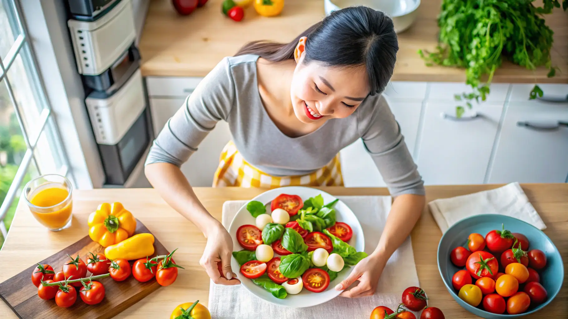 시간 없을 때 5분! 토마토의 놀라운 효능과 초간단 레시피 완벽 가이드 🍅 2 토마토 효능, 시간 없을 때 5분 만에 챙기는 초간단 레시피 관련 이미지: 시간이 없어도 괜찮아! 5분 만에 챙기는 토마토의 놀라운 효능과 초간단 레시피