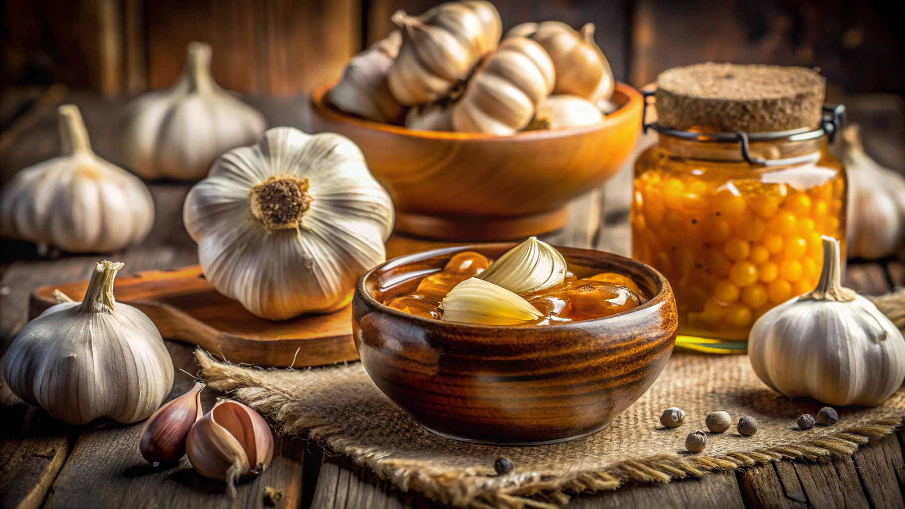 마늘 효능 8가지 완벽 분석: 생마늘 vs 구운 마늘, 최상의 효과를 얻는 비결 6 마늘 효능 관련 이미지: 현명한 마늘 보관 및 꿀마늘 레시피