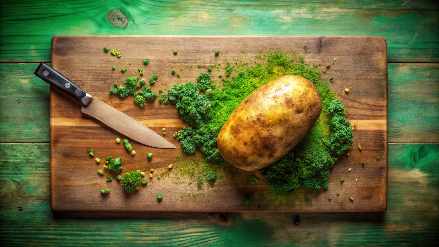 🚨 아무도 말해주지 않는 감자 곰팡이의 숨겨진 위험 5가지, 놓치면 후회합니다! 3 아무도 말해주지 않는 감자 곰팡이 위험, 숨겨진 진실 5가지 공개 관련 이미지: 🔪 2. 곰팡이 부분만 잘라내는 '절대 금지' 행위