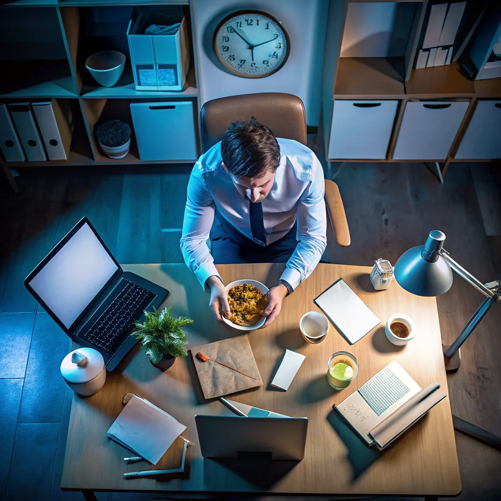 아무도 말해주지 않은 오메가3 효능: 2025 직장인이라면 꼭 알아야 할 5가지 진실과 뇌 건강, 눈 건강, 스트레스 완화 비법! 2 아무도 말해주지 않은 오메가3 효능, 2030 직장인이라면 꼭 알아야 할 5가지 진실 관련 이미지: 2025 직장인의 끝나지 않는 고민: 건강, 챙길 시간은 언제?