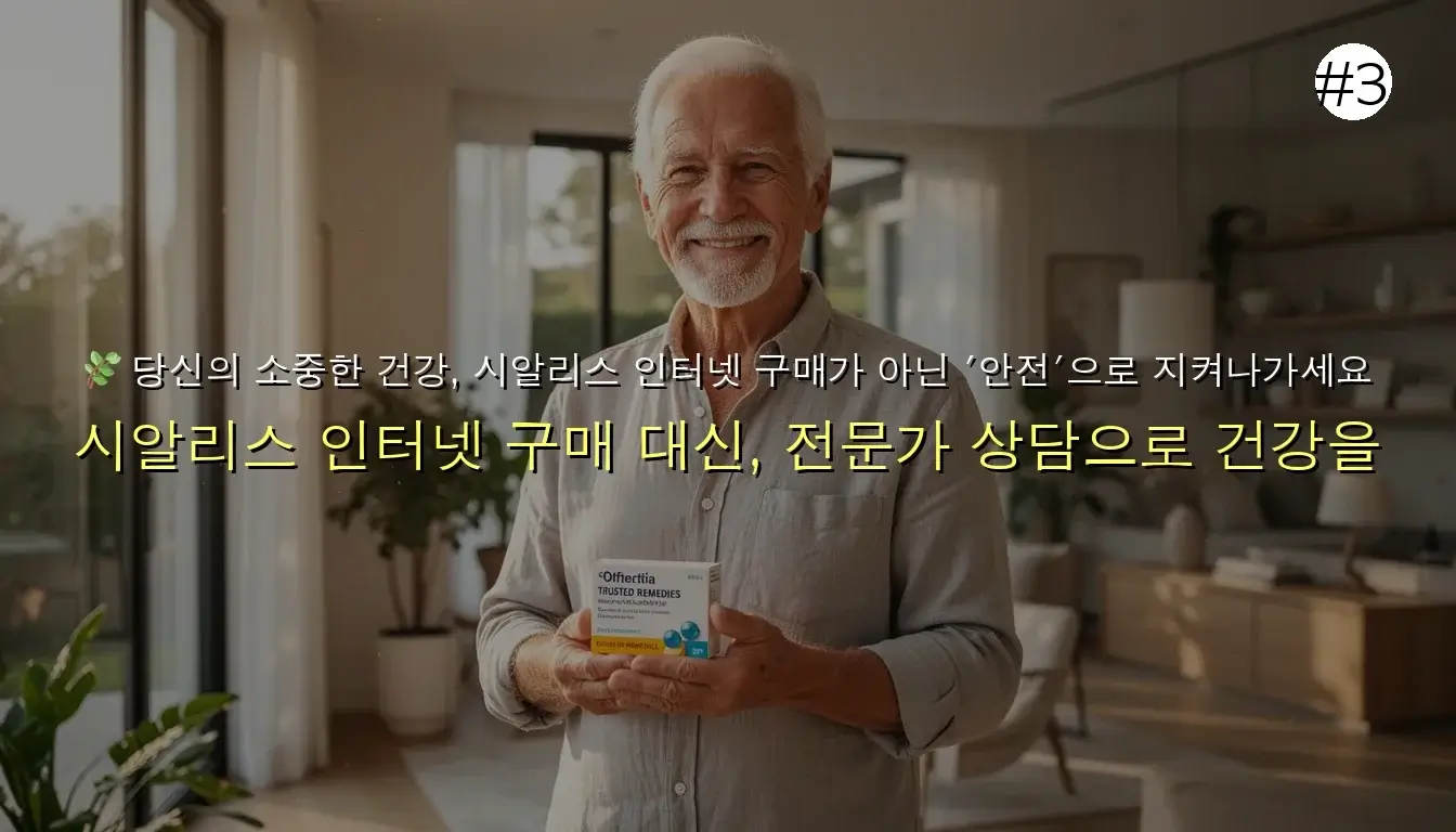 시알리스 인테넷 구매 위험 관련 이미지: 🌿 당신의 소중한 건강, 시알리스 인터넷 구매가 아닌 '안전'으로 지켜나가세요