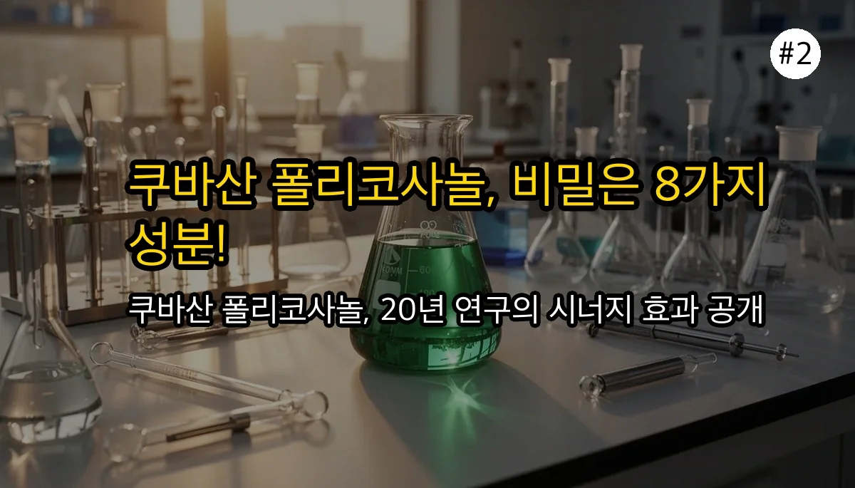 쿠바산 폴리코사놀: 왜 특별할까? 효능, 부작용, 권장량 완벽 가이드 3 쿠바산 폴리코사놀, 왜 유명할까? 효능, 부작용, 권장량까지 확실하게 정리 관련 이미지: 쿠바산 폴리코사놀, 무엇이 특별한가요?