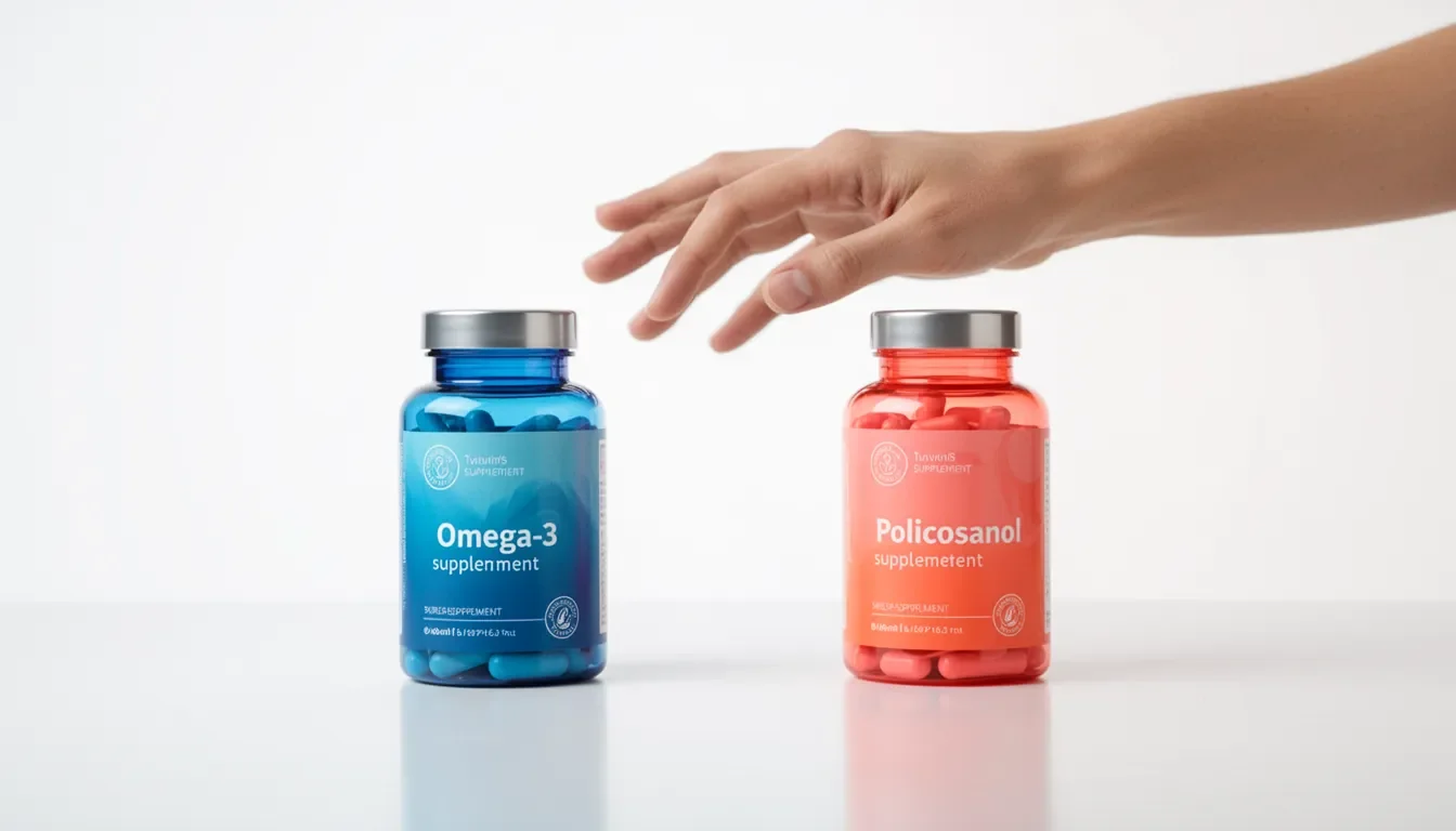 폴리코사놀 vs 오메가3: 혈관 건강, 나에게 맞는 영양제 선택 가이드 (효능, 부작용 비교)