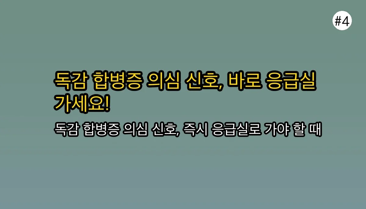 B형독감증상에 대한 전문 분석 5 B형독감증상 관련 이미지: 🚨 이럴 땐 무조건 응급실로 가야 해요!
