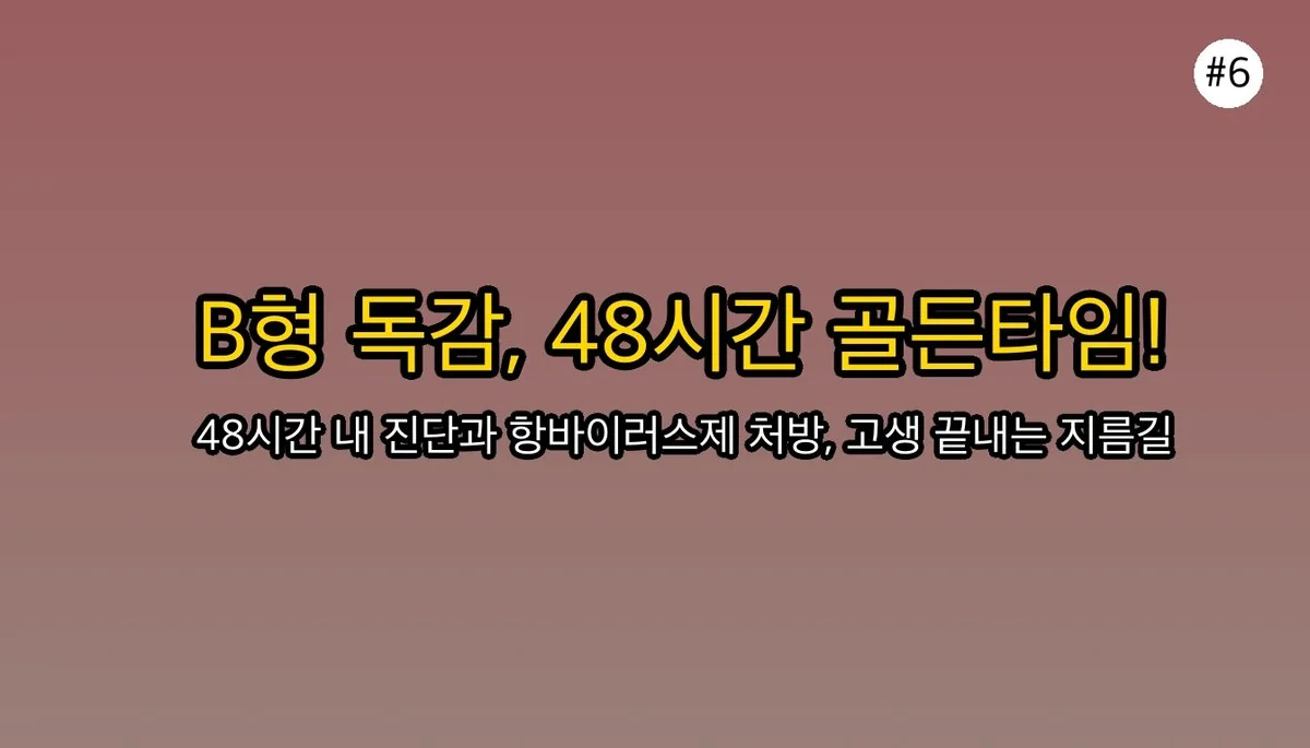 B형독감증상순서 관련 이미지: 맺음말: 아는 만큼 덜 아파요