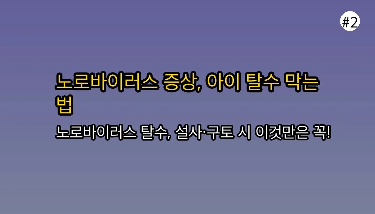 노로바이러스 증상 의심될 때: 설사, 구토, 열... 우리 아이 괜찮을까요? 관련 이미지: 노로바이러스 증상, 어떻게 대처해야 할까요?