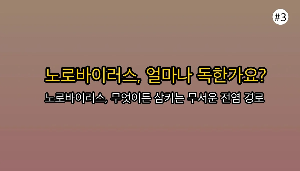 영유아 노로바이러스, 부모가 알아야 할 증상, 전염력, 그리고 예방 수칙 관련 이미지: 🚀 노로바이러스, 얼마나 전염력이 강할까요?