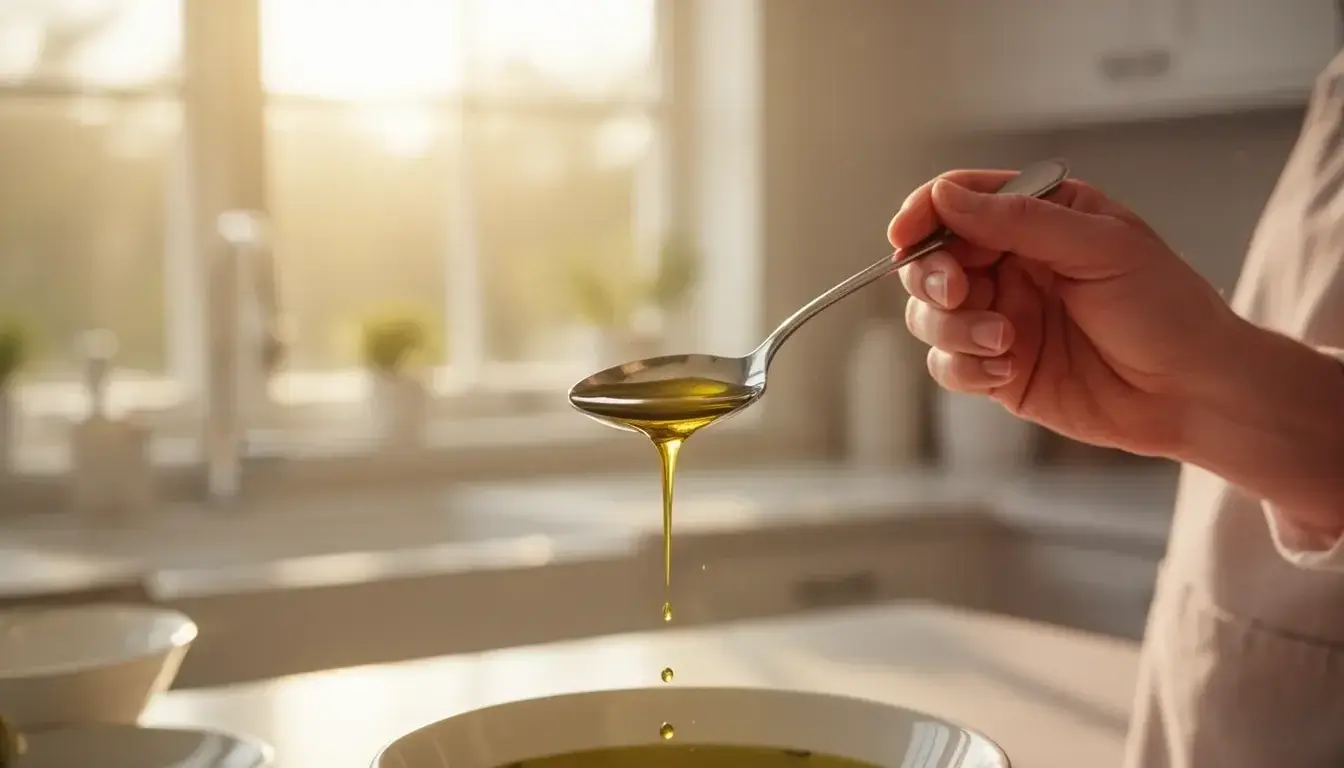 올리브오일 효능 관련 이미지: 공복 올리브오일, 우리 몸에 어떤 효능이 있을까?