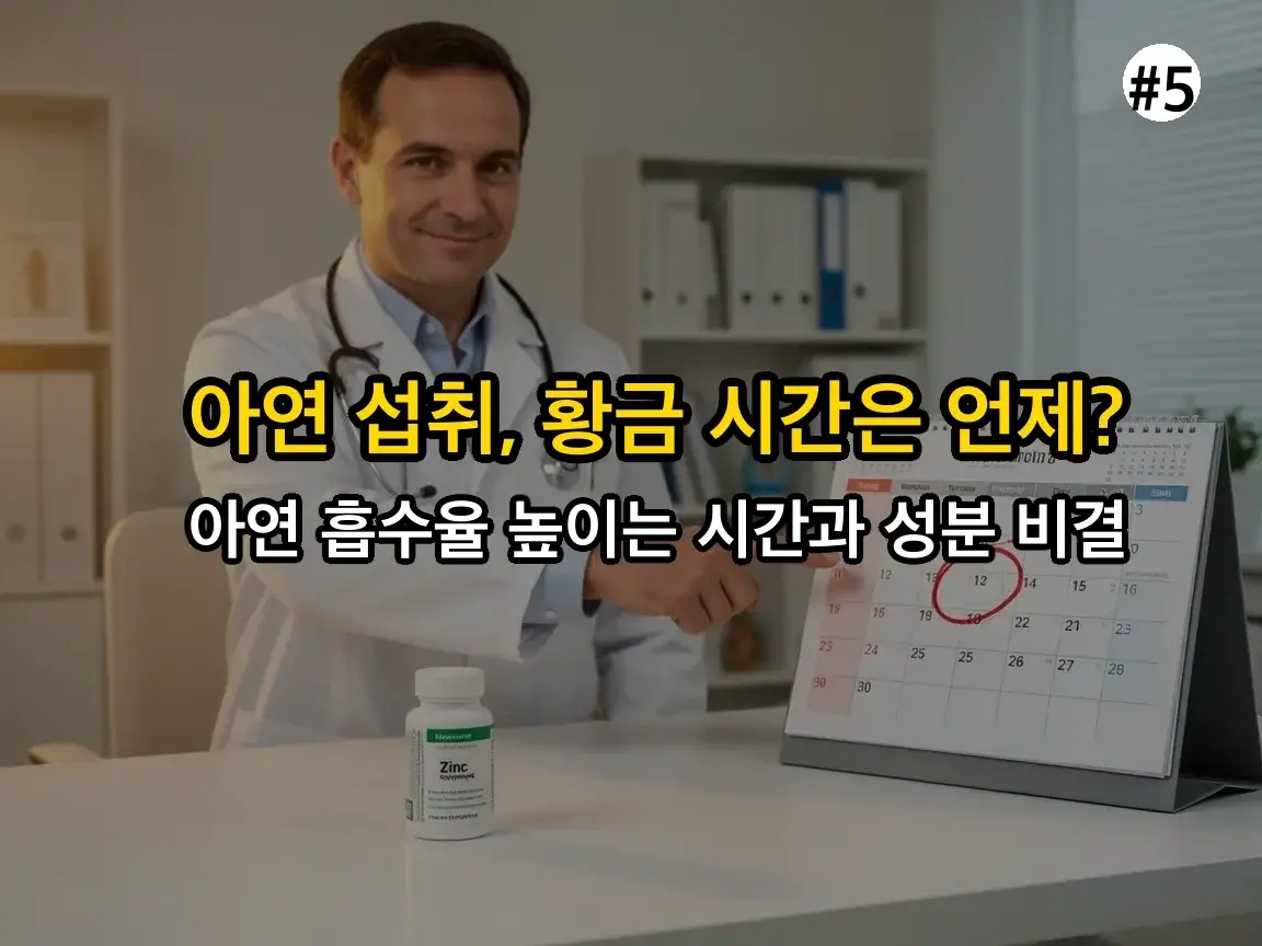 활력&확장지속 아연 정력 관련 이미지: 아연, 언제 먹어야 가장 효과적일까요? (전문가 Q&A)