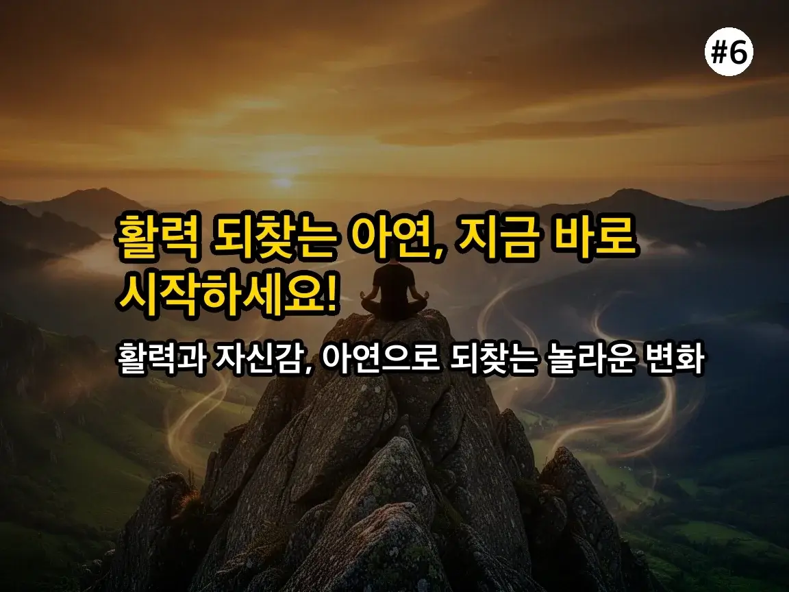 활력&확장지속 아연 정력 관련 이미지: 마무리하며: 당신의 활력을 되찾는 작은 시작