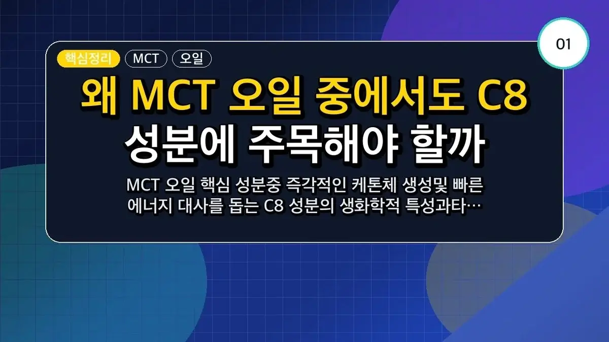 코코리프 유기농 MCT 오일 C8 선택 기준: 성분 함량과 올바른 섭취법 및 주의사항 비교 정리