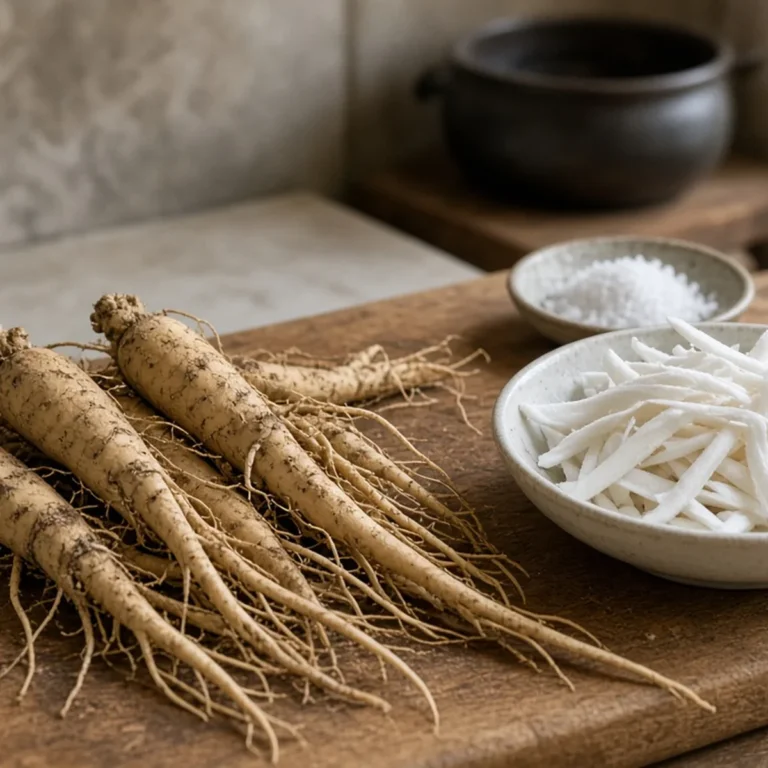 도라지 쓴맛 빼는 법: 깐도라지 세척과 보관 요령
