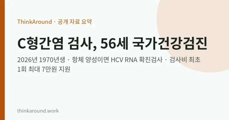 C형간염 검사, 56세 국가건강검진에서 무료로: 항체 양성 뜻과 확진검사비 지원(최대 7만원) 신청법 5 C형간염 검사, 56세 국가건강검진에서 무료로: 항체 양성 뜻과 확진검사비 지원(최대 7만원) 신청법